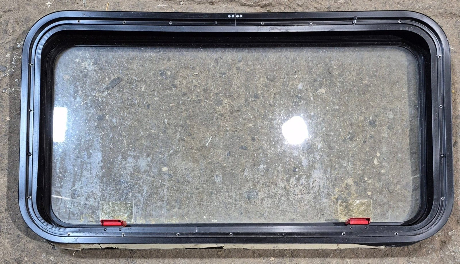 Used Black Radius Emergency Opening Window : 35 1/4