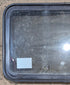 Used Black Radius Emergency Opening Window : 35 1/4" W x 21 1/4" H x 1 3/4" D - Young Farts RV Parts