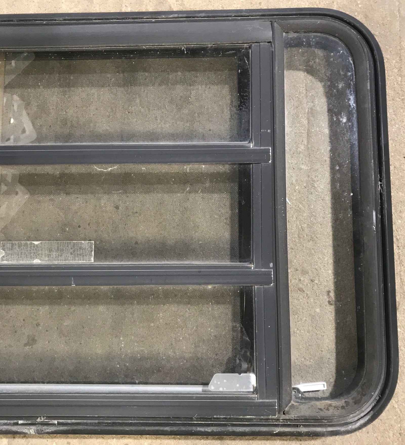 Used Black Radius Emergency Opening Window : 35 1/4