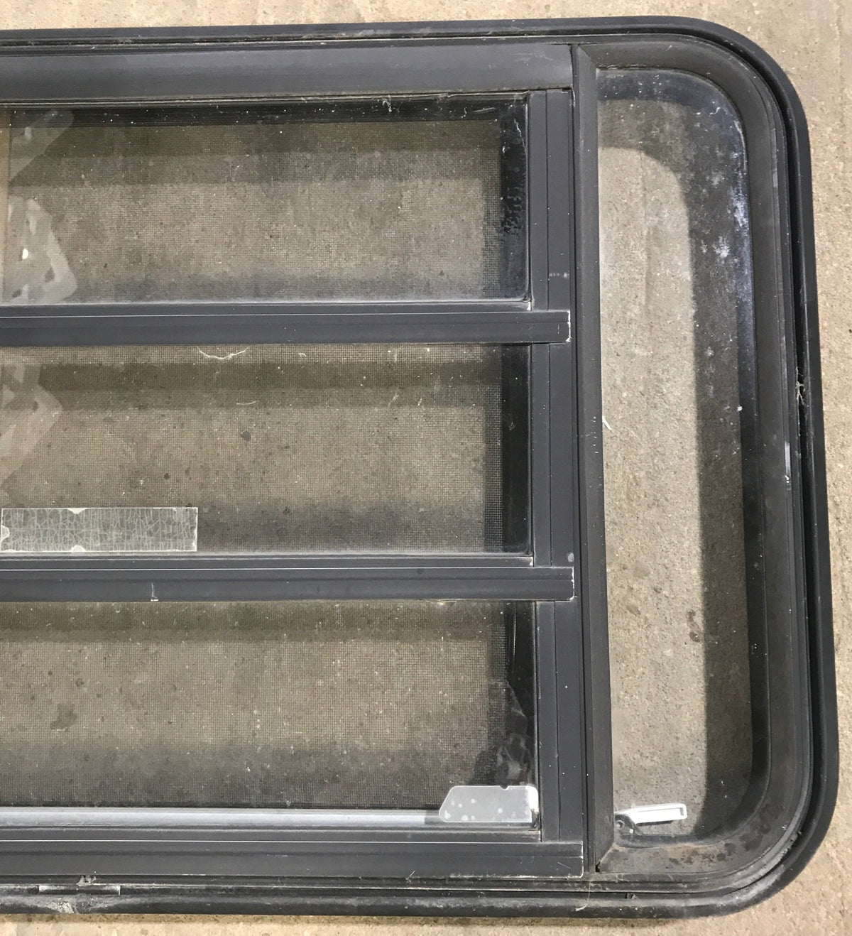 Used Black Radius Emergency Opening Window : 35 1/4