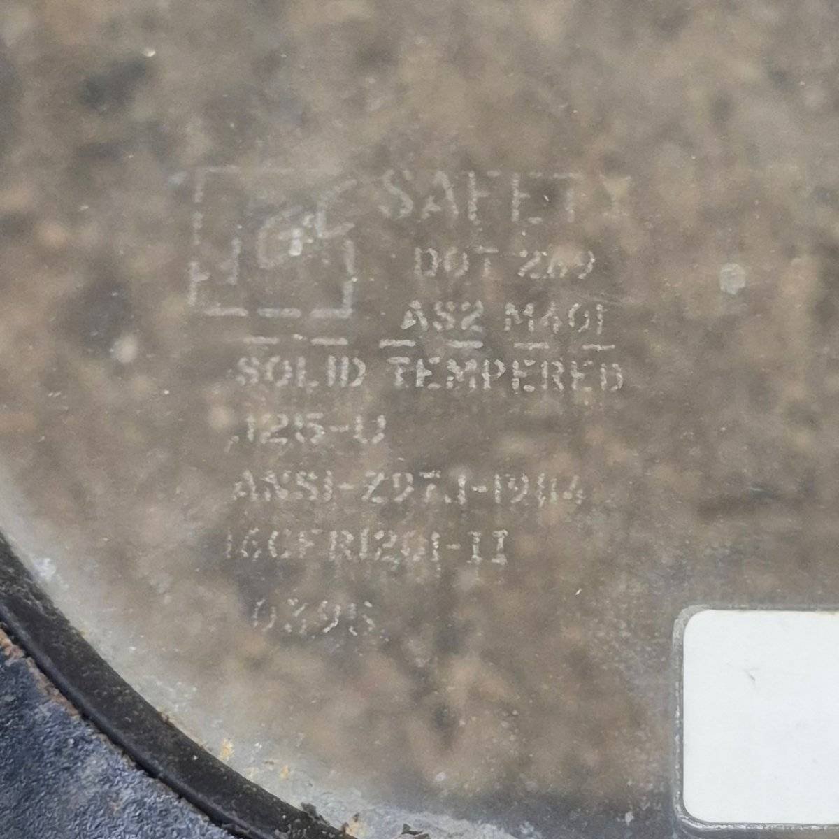 Used Black Radius Emergency Opening Window - 35.5 X 19.5 X 1.5 - Young Farts RV Parts