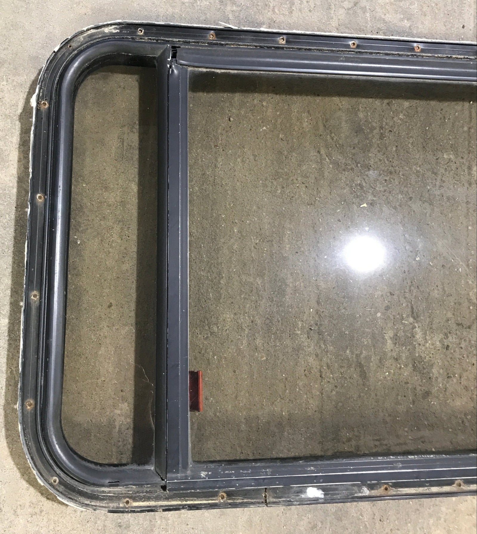 Used Black Radius Emergency Opening Window : 36 1/2