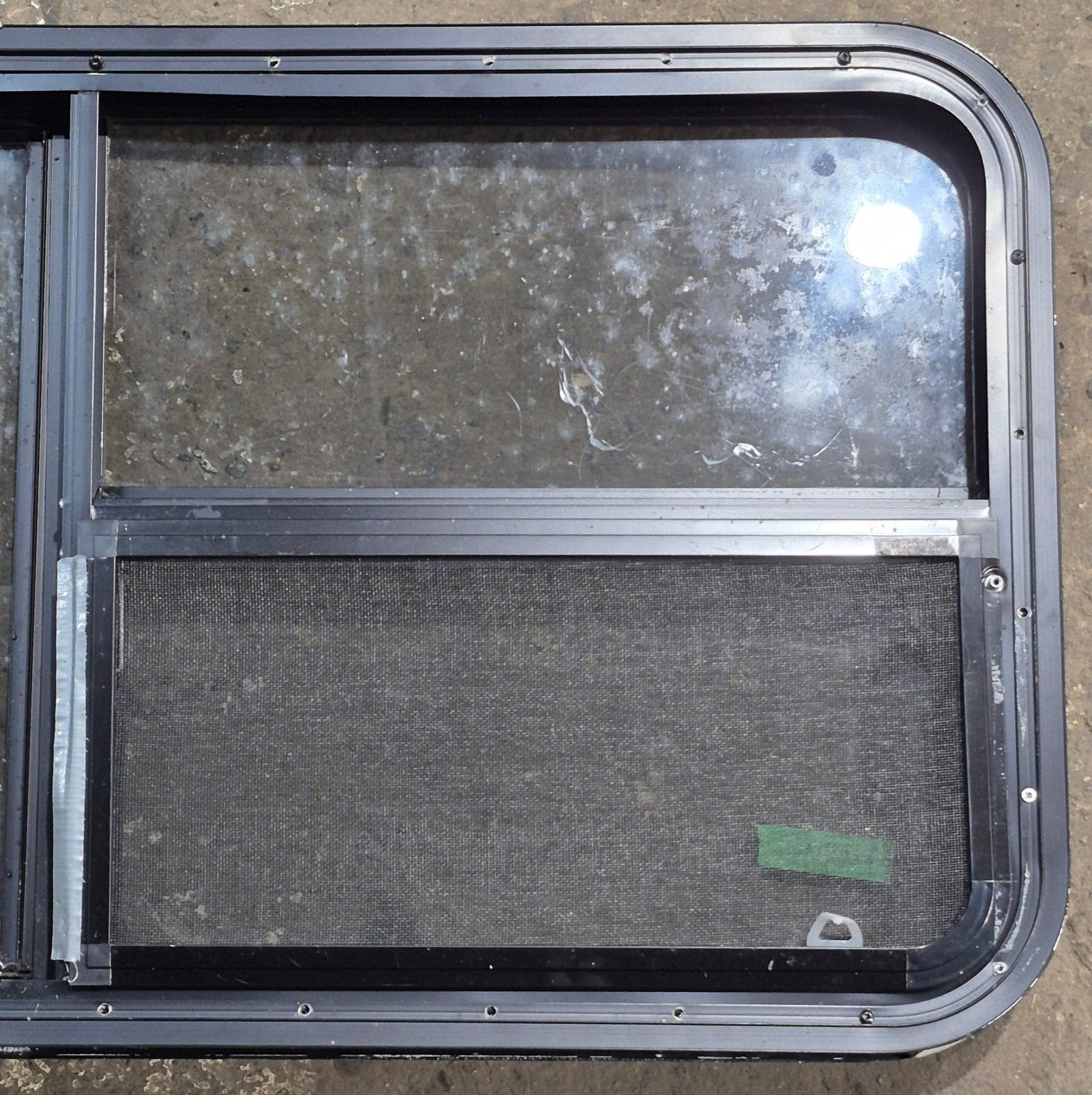 Used Black Radius Emergency Opening Window : 47 1/4