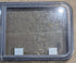 Used Black Radius Emergency Opening Window : 47 1/4" W x 21 1/4" H x 1 3/4" D - Young Farts RV Parts