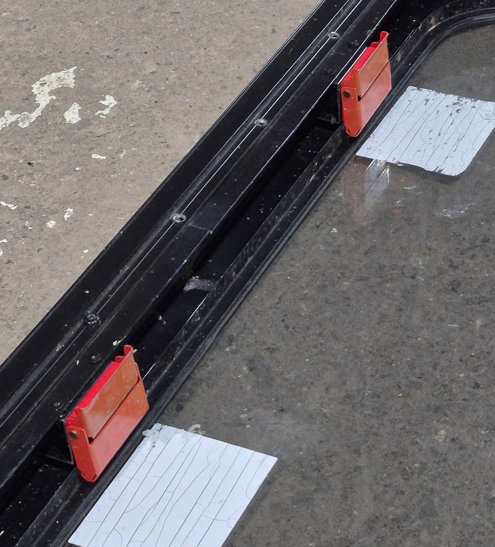 Used Black Radius Emergency Opening Window : 47 1/4