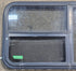 Used Black Radius Emergency Opening Window : 47 1/4" W x 21 1/4" H x 1 3/4" D - Young Farts RV Parts