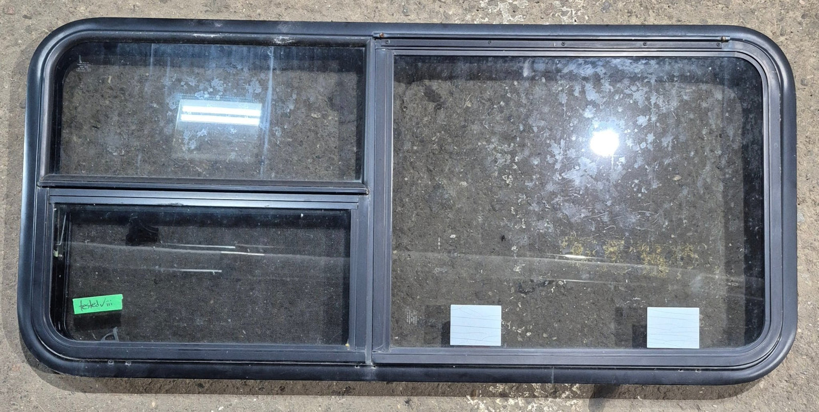 Used Black Radius Emergency Opening Window : 47 1/4