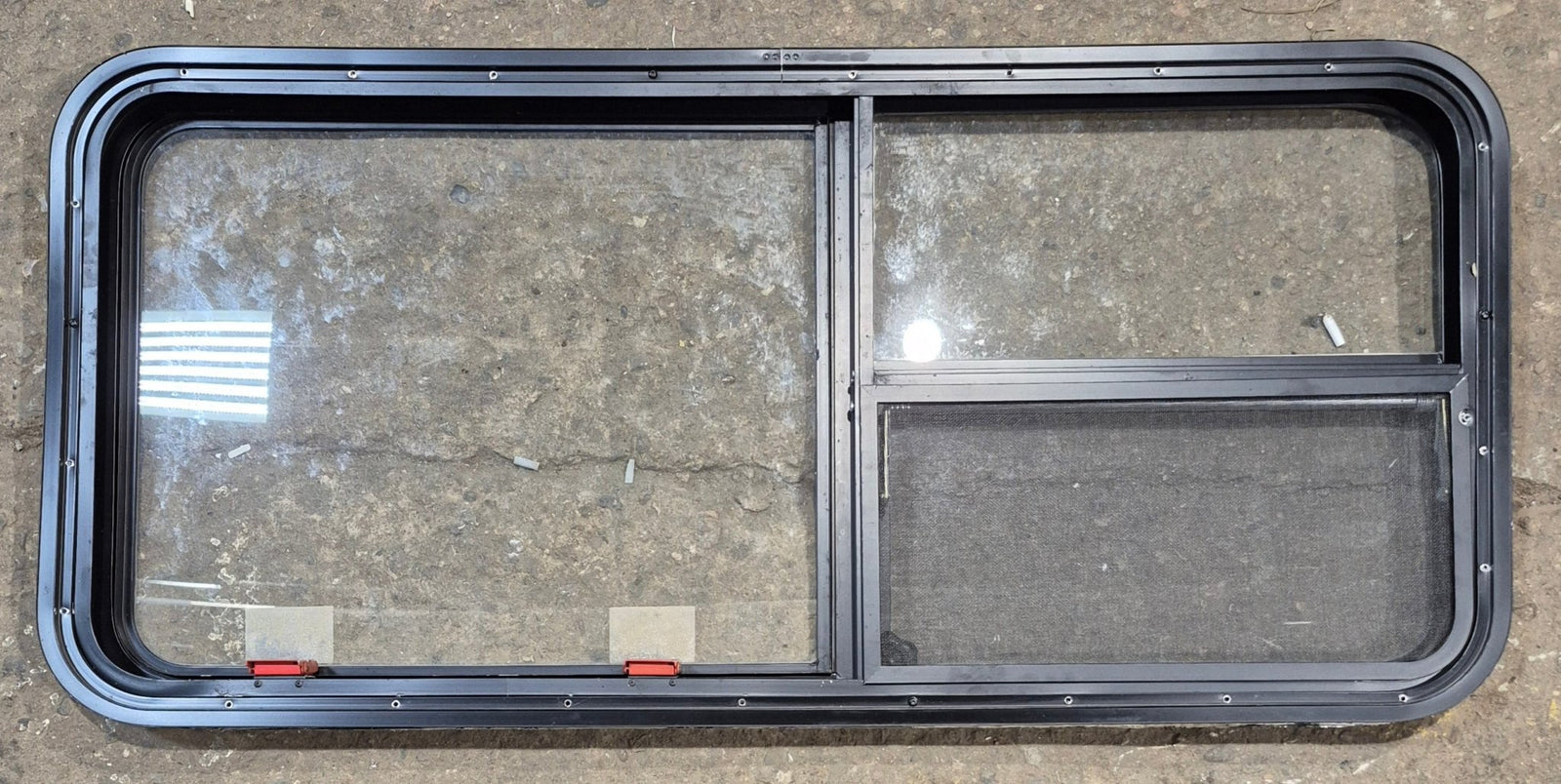 Used Black Radius Emergency Opening Window : 47 1/4