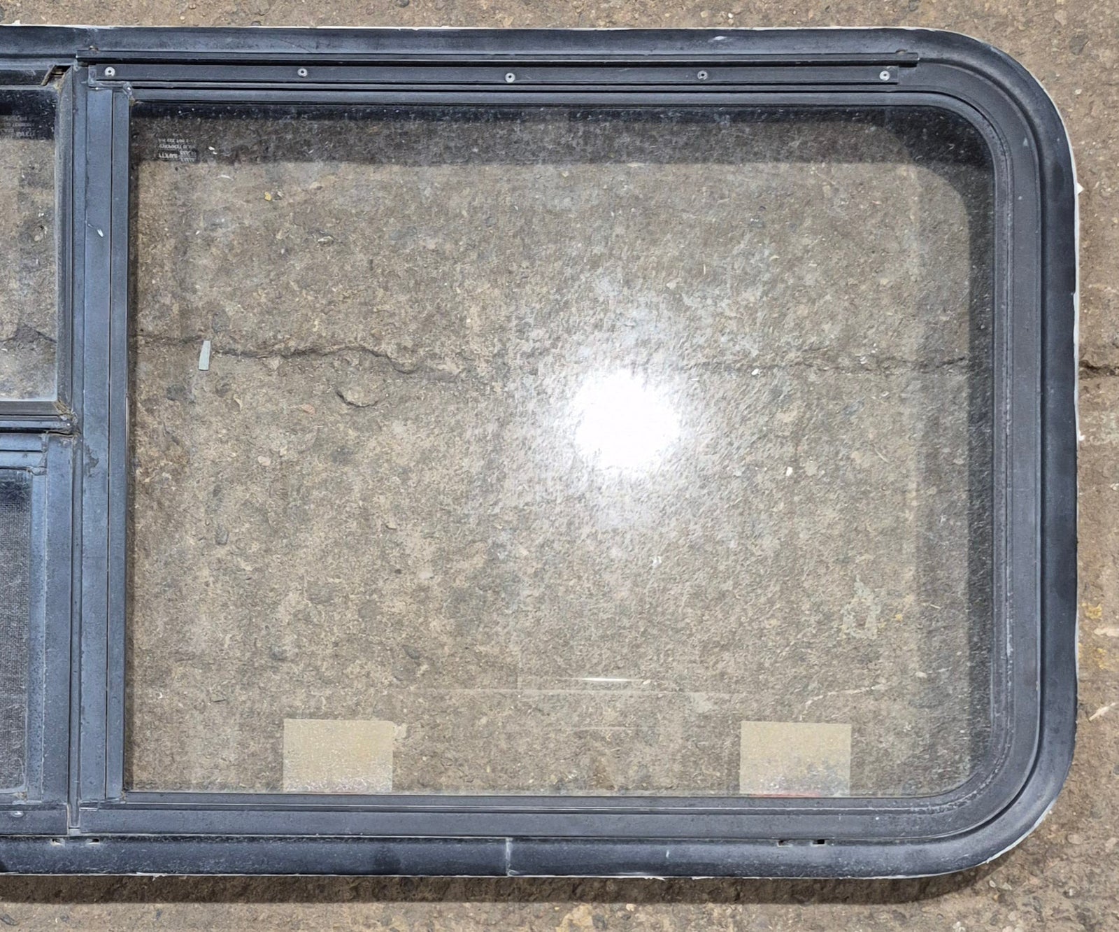 Used Black Radius Emergency Opening Window : 47 1/4