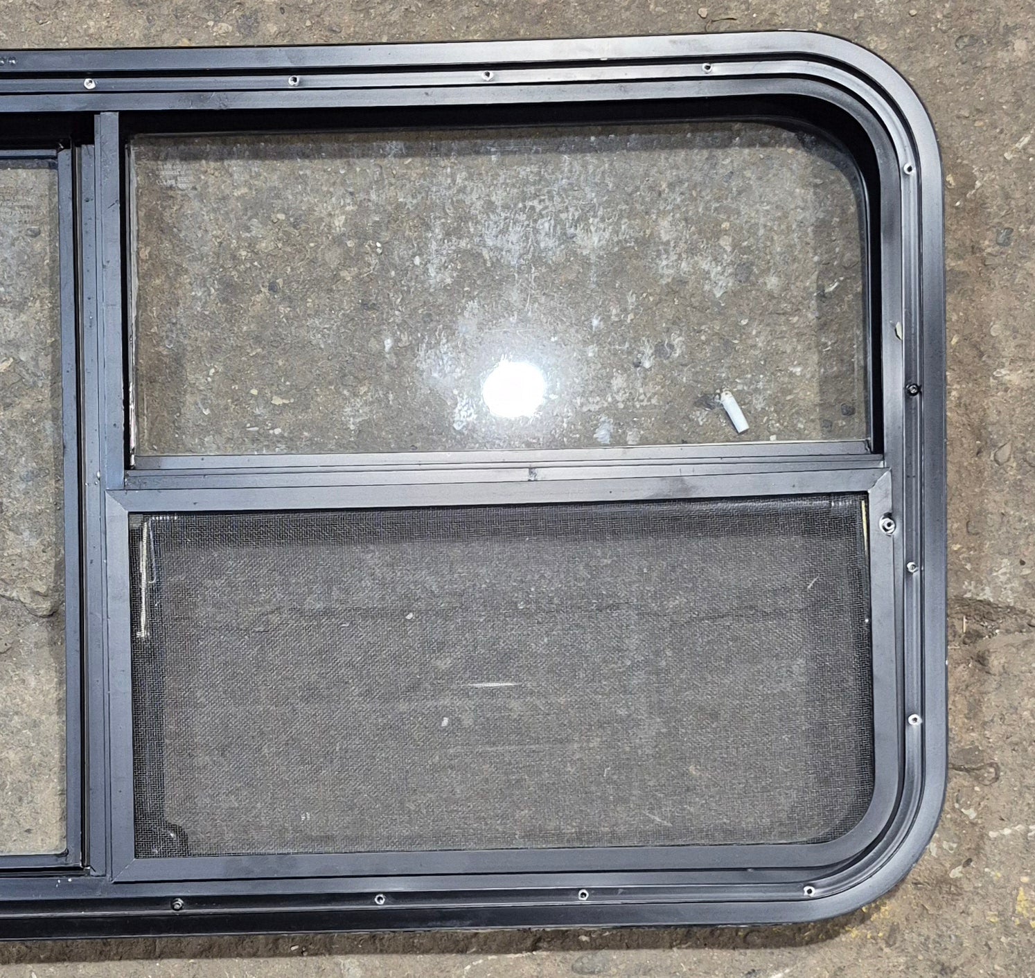Used Black Radius Emergency Opening Window : 47 1/4