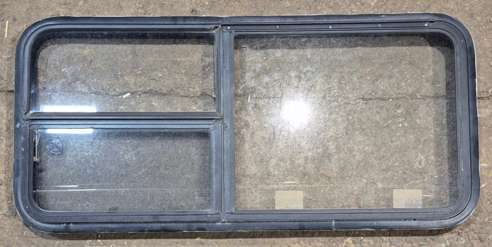 Used Black Radius Emergency Opening Window : 47 1/4