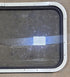 Used Black Radius Emergency Opening Window : 47 1/4" W x 25 1/2" H x 1" - Young Farts RV Parts