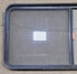 Used Black Radius Emergency Opening Window : 55 1/4" W x 25 1/2" H x 1 7/8" - Young Farts RV Parts