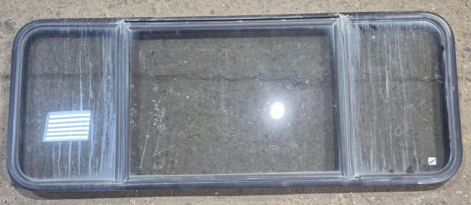 Used Black Radius Emergency Opening Window : 57 1/2