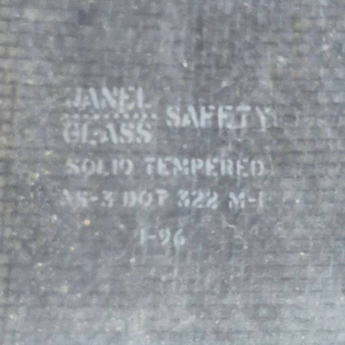 Used Black Radius Emergency Opening Window - 60.25 X 21.75 X 1.75 - Young Farts RV Parts