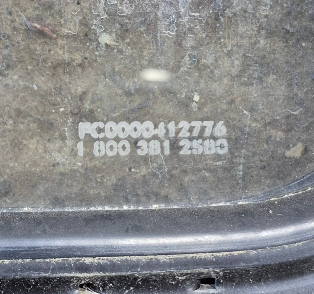 Used Black Radius Non Opening Window : 17 1/4