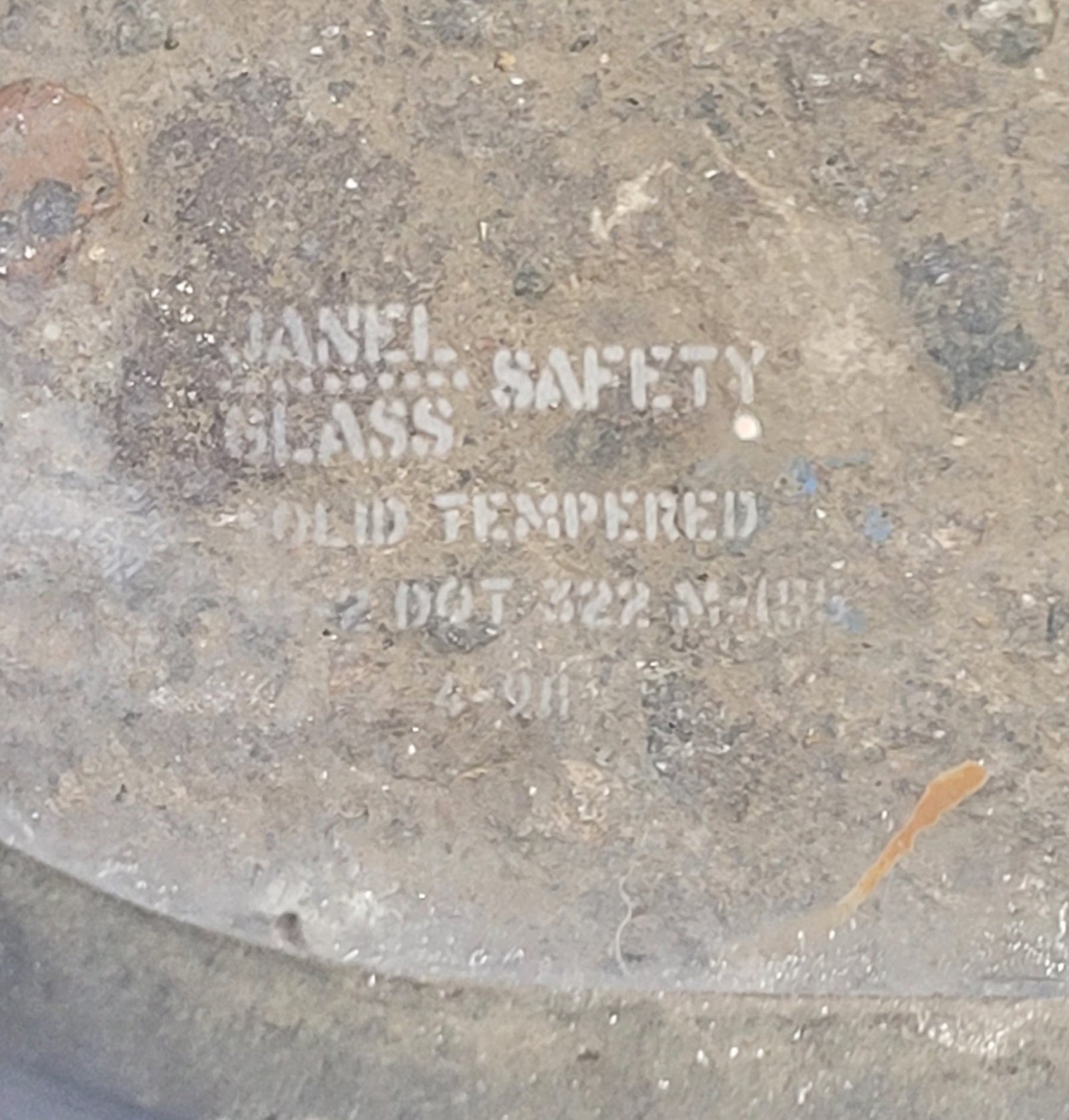 Used Black Radius Non Opening Window : 18 1/4