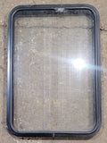 Used Black Radius Non Opening Window : 23 1/4