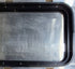 Used Black Radius Non Opening Window : 35 3/4" W x 18 1/4" H x 1 3/4" - Young Farts RV Parts