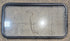 Used Black Radius Non Opening Window : 41 1/2" W x 21 1/2" H x 1 1/2" - Young Farts RV Parts