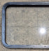 Used Black Radius Non Opening Window : 41 1/2" W x 21 1/2" H x 1 1/2" - Young Farts RV Parts
