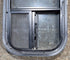 Used Black Radius Opening Window : 11 1/2" W x 21 1/4" H x 1 3/4" D - Young Farts RV Parts