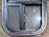 Used Black Radius Opening Window : 11 1/2" W x 21 1/4" H x 1 3/4" D - Young Farts RV Parts