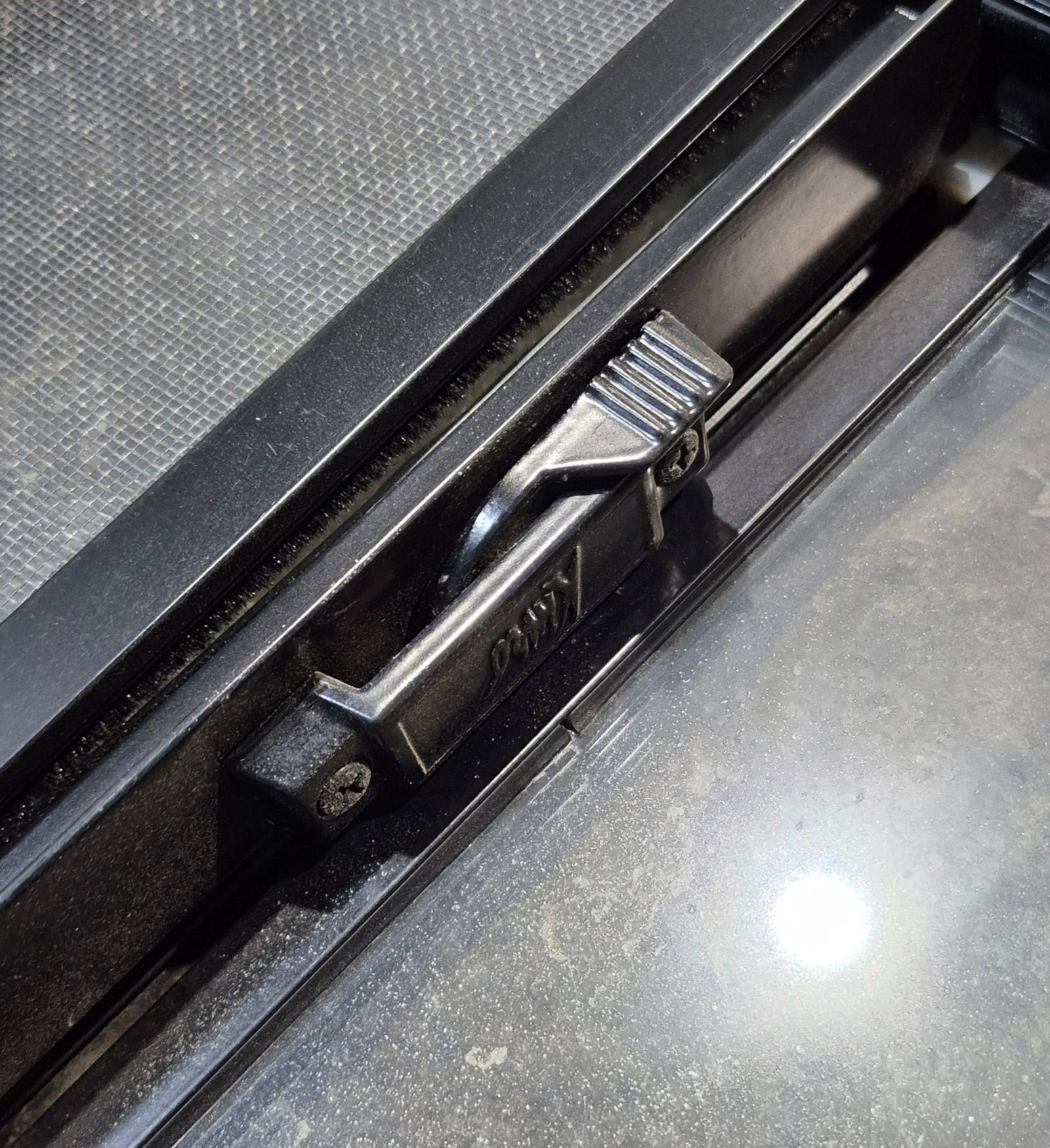 Used Black Radius Opening Window : 11 1/4