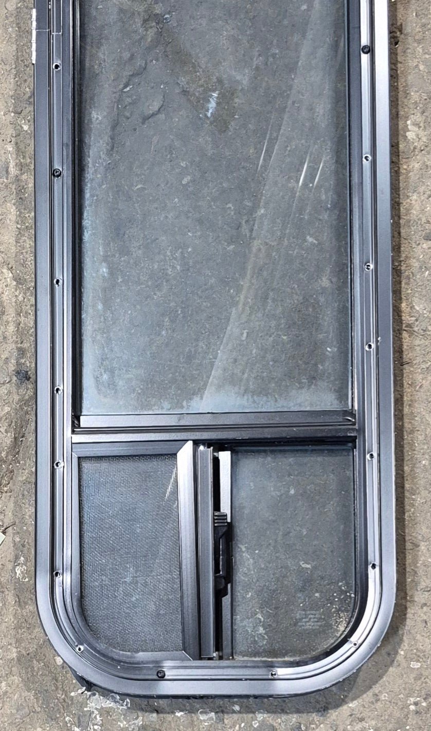 Used Black Radius Opening Window : 11 1/4