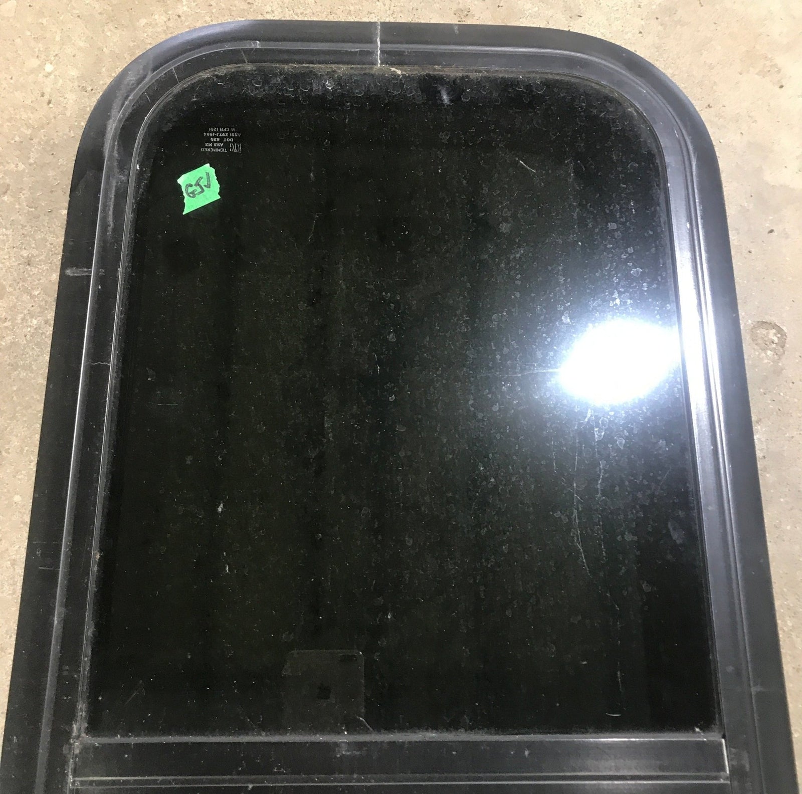 Used Black Radius Opening Window : 13 1/2