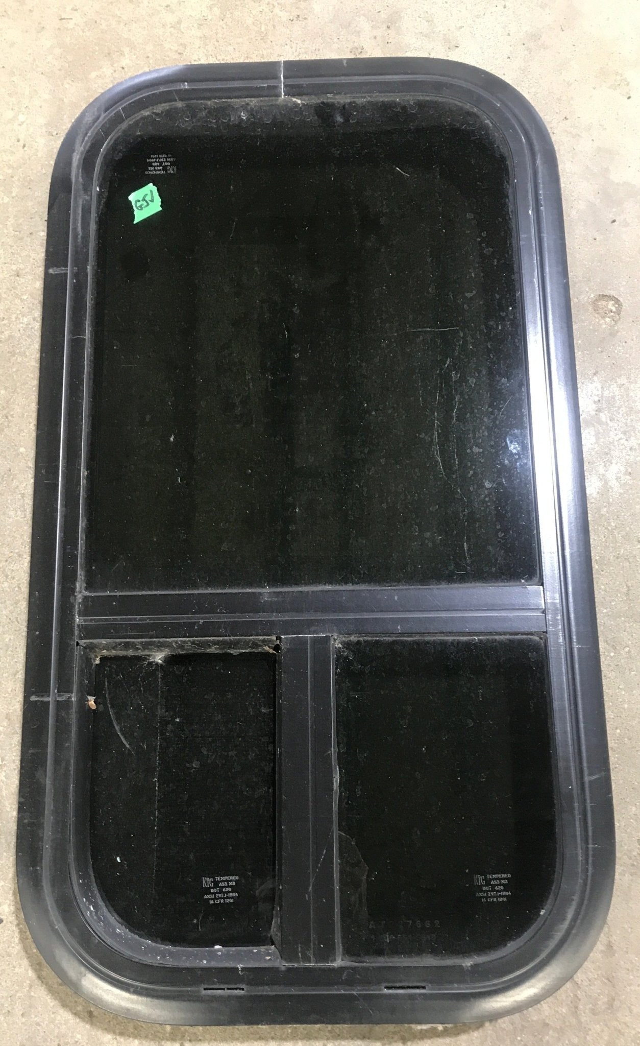Used Black Radius Opening Window : 13 1/2