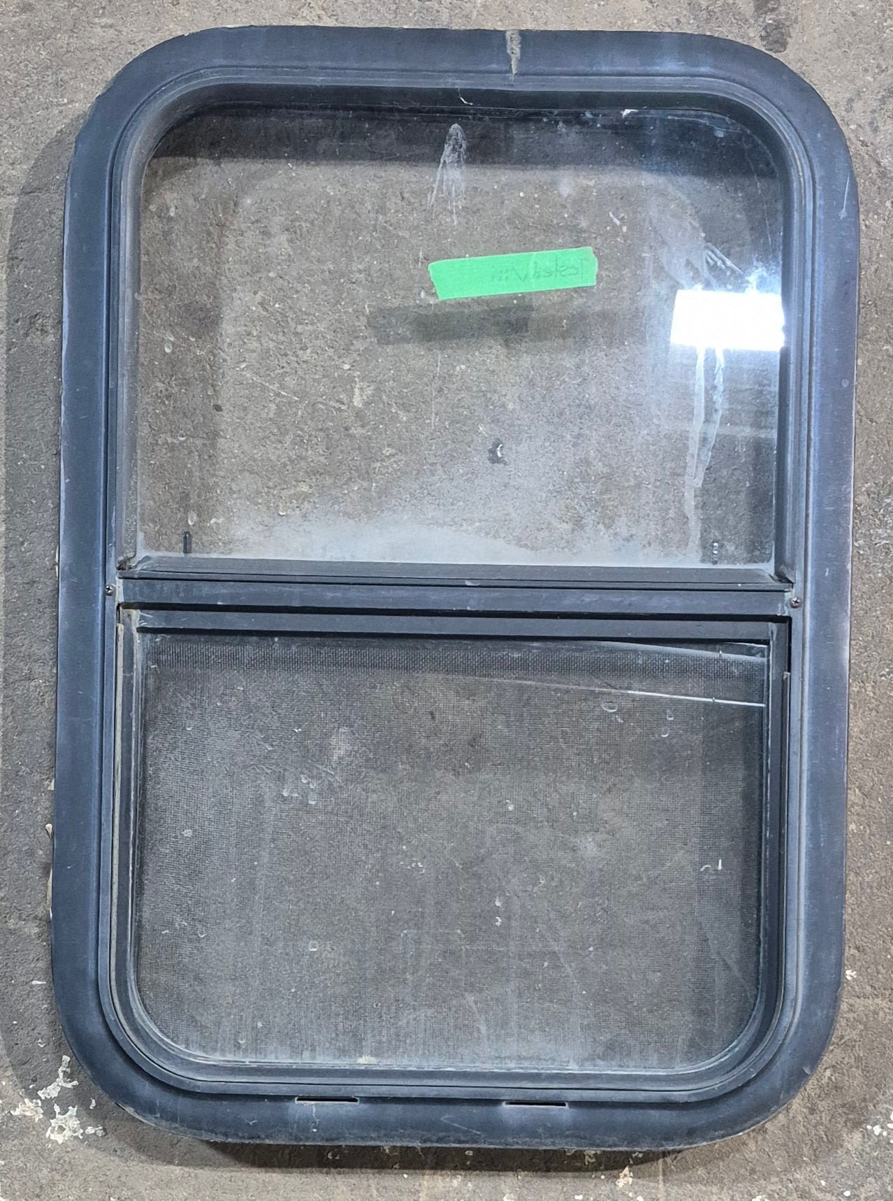 Used Black Radius Opening Window : 17 1/2