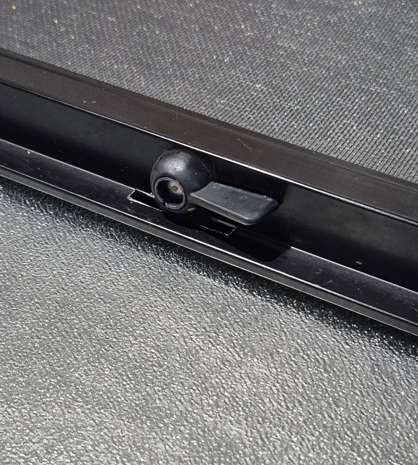 Used Black Radius Opening Window : 18 1/4