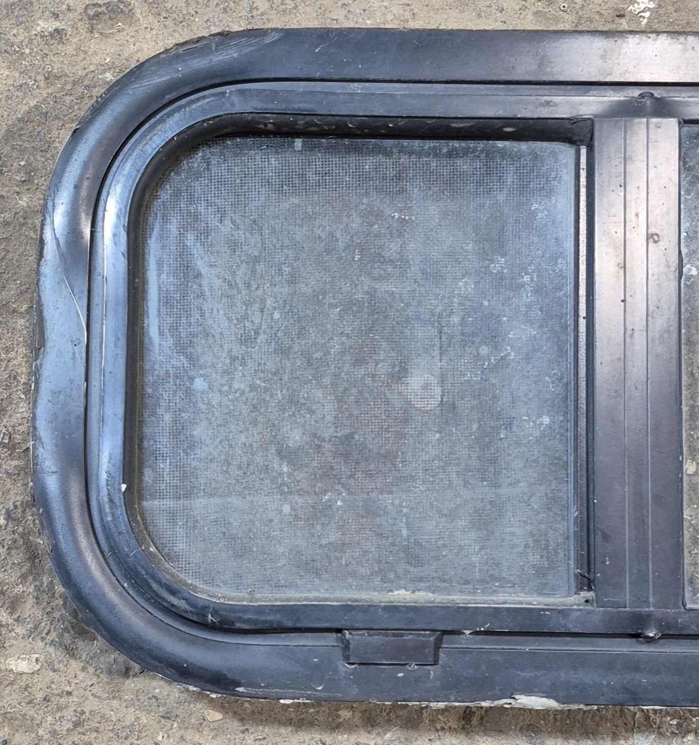 Used Black Radius Opening Window : 20 3/4