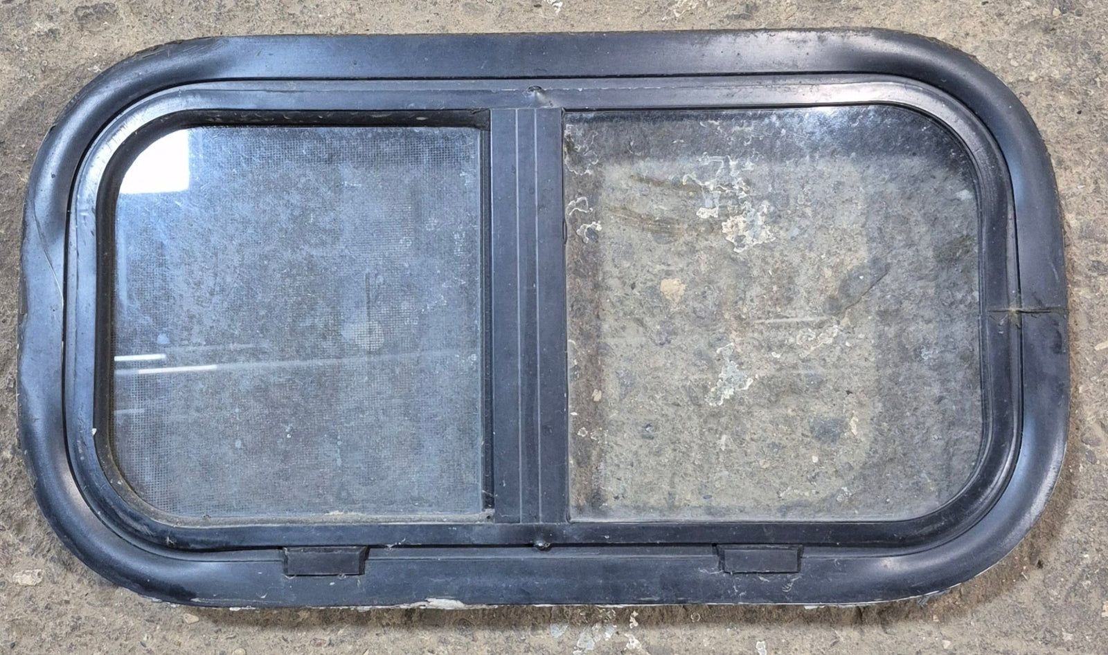 Used Black Radius Opening Window : 20 3/4