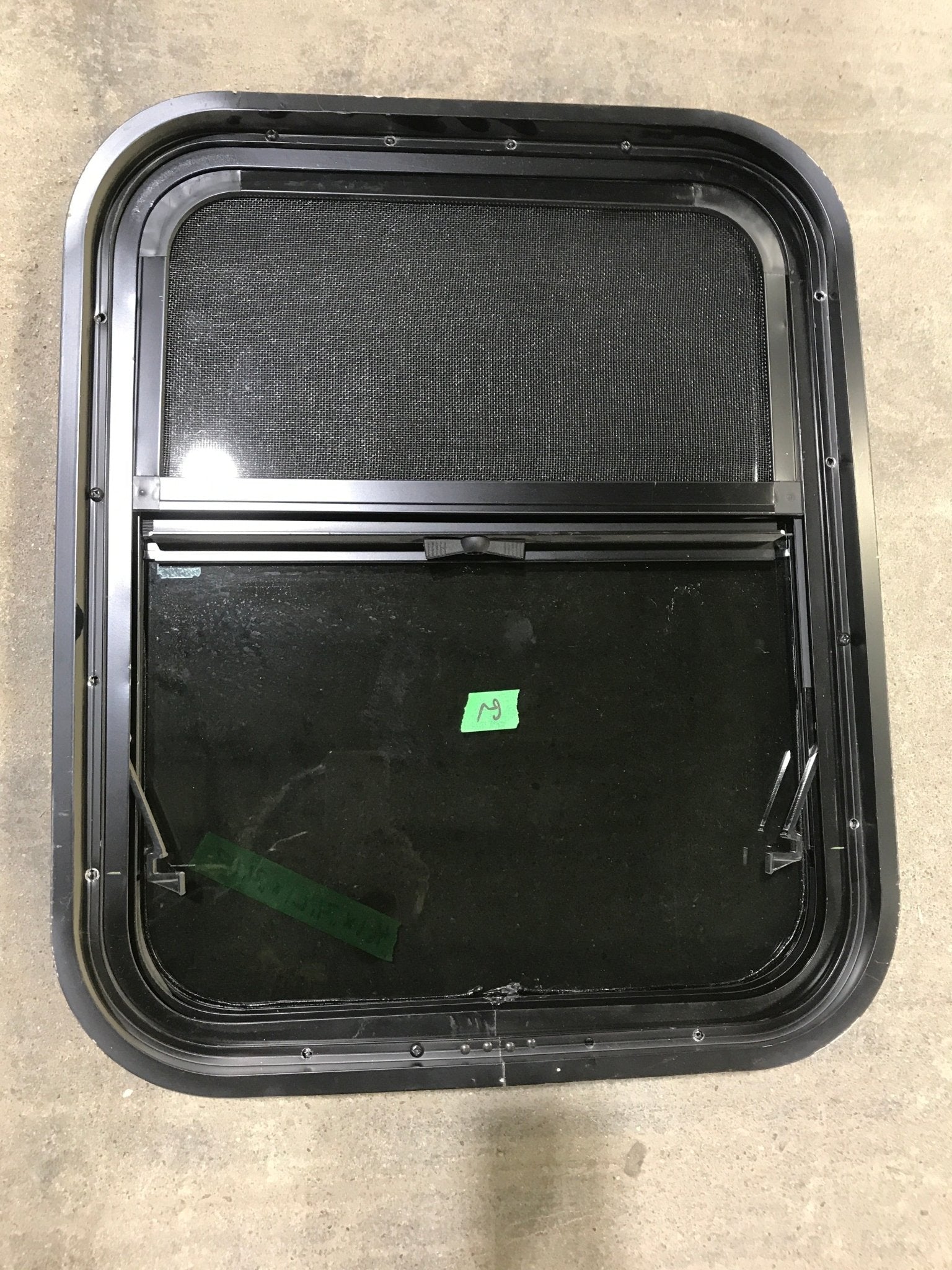 Used Black Radius Opening Window : 21 1/2