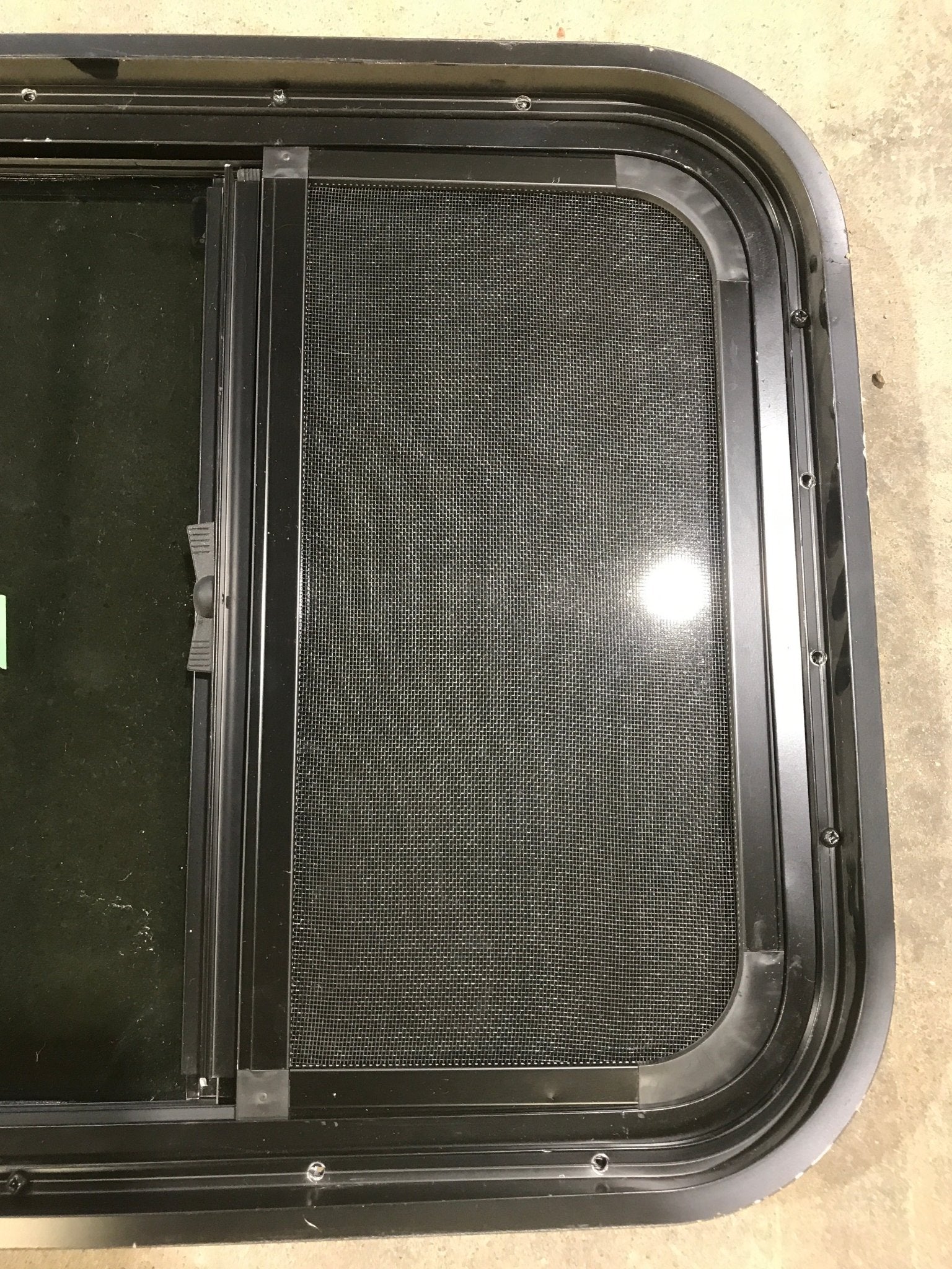 Used Black Radius Opening Window : 21 1/2