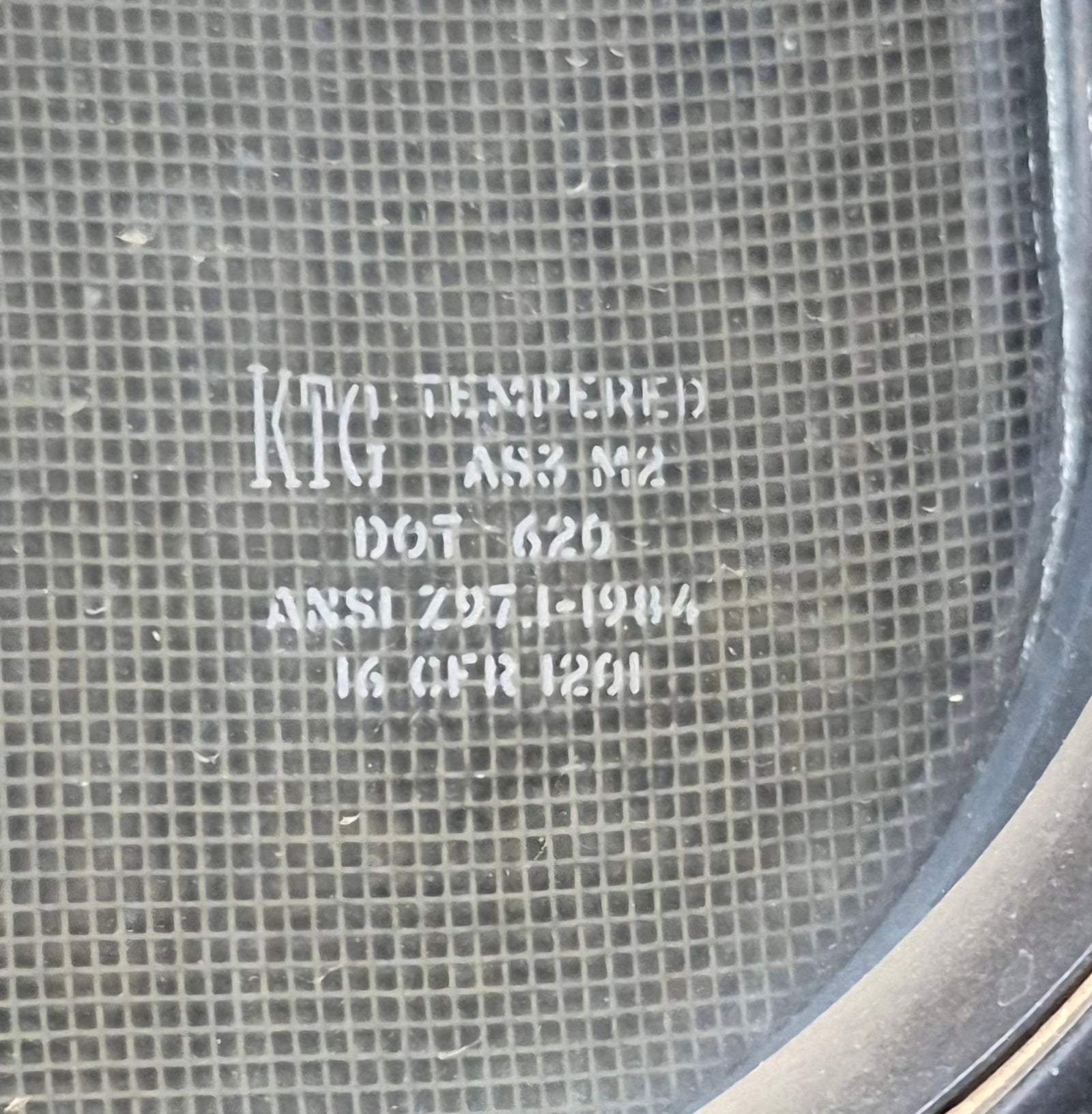 Used Black Radius Opening Window : 21 1/4