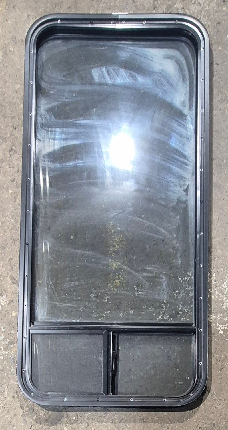 Used Black Radius Opening Window : 21 1/4