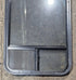 Used Black Radius Opening Window : 21 1/4" W x 47 1/4" H x 1 3/4" D - Young Farts RV Parts