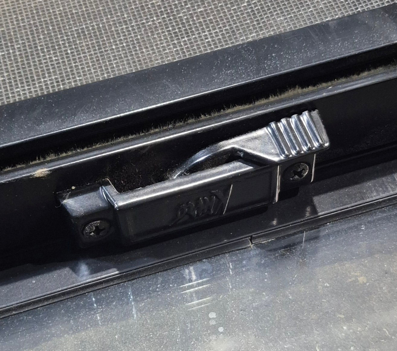 Used Black Radius Opening Window : 21 1/4