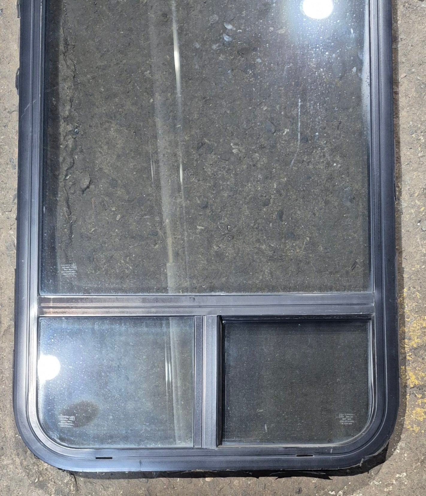 Used Black Radius Opening Window : 21 1/4