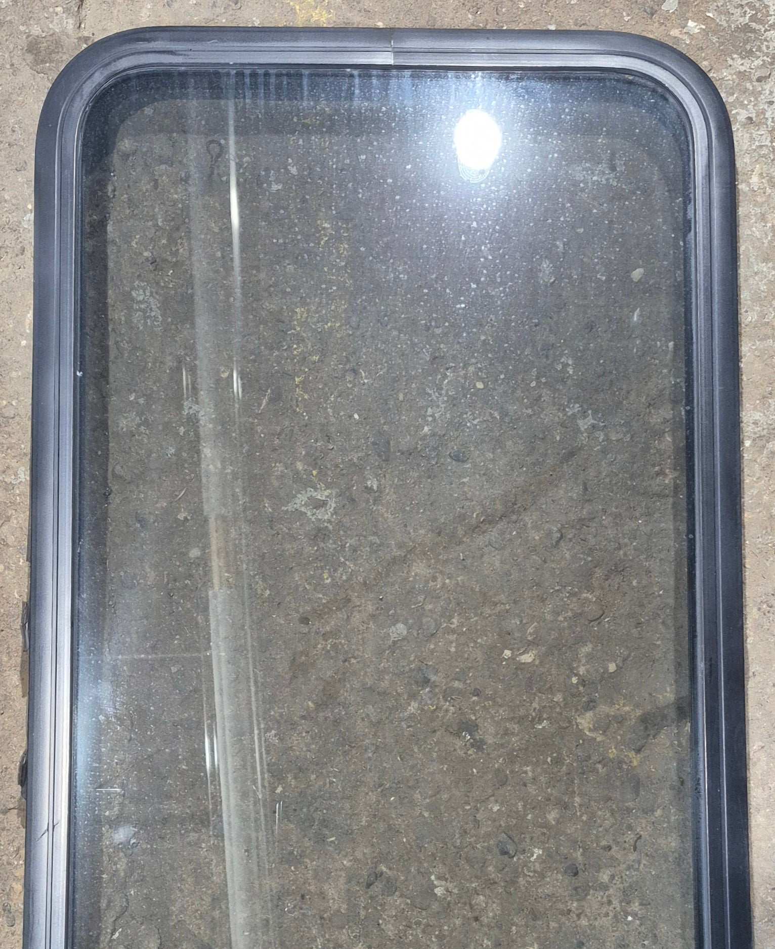 Used Black Radius Opening Window : 21 1/4