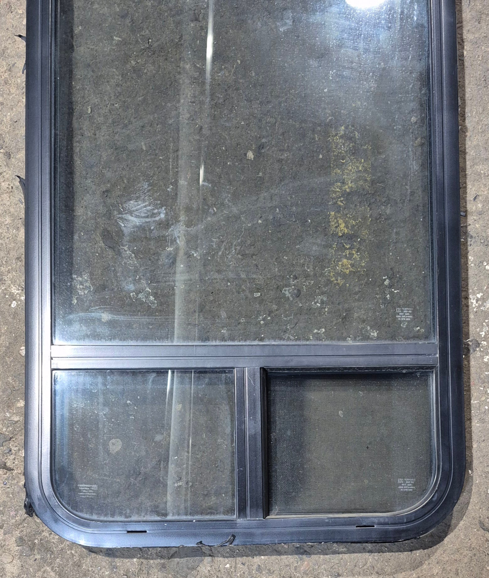 Used Black Radius Opening Window : 21 1/4
