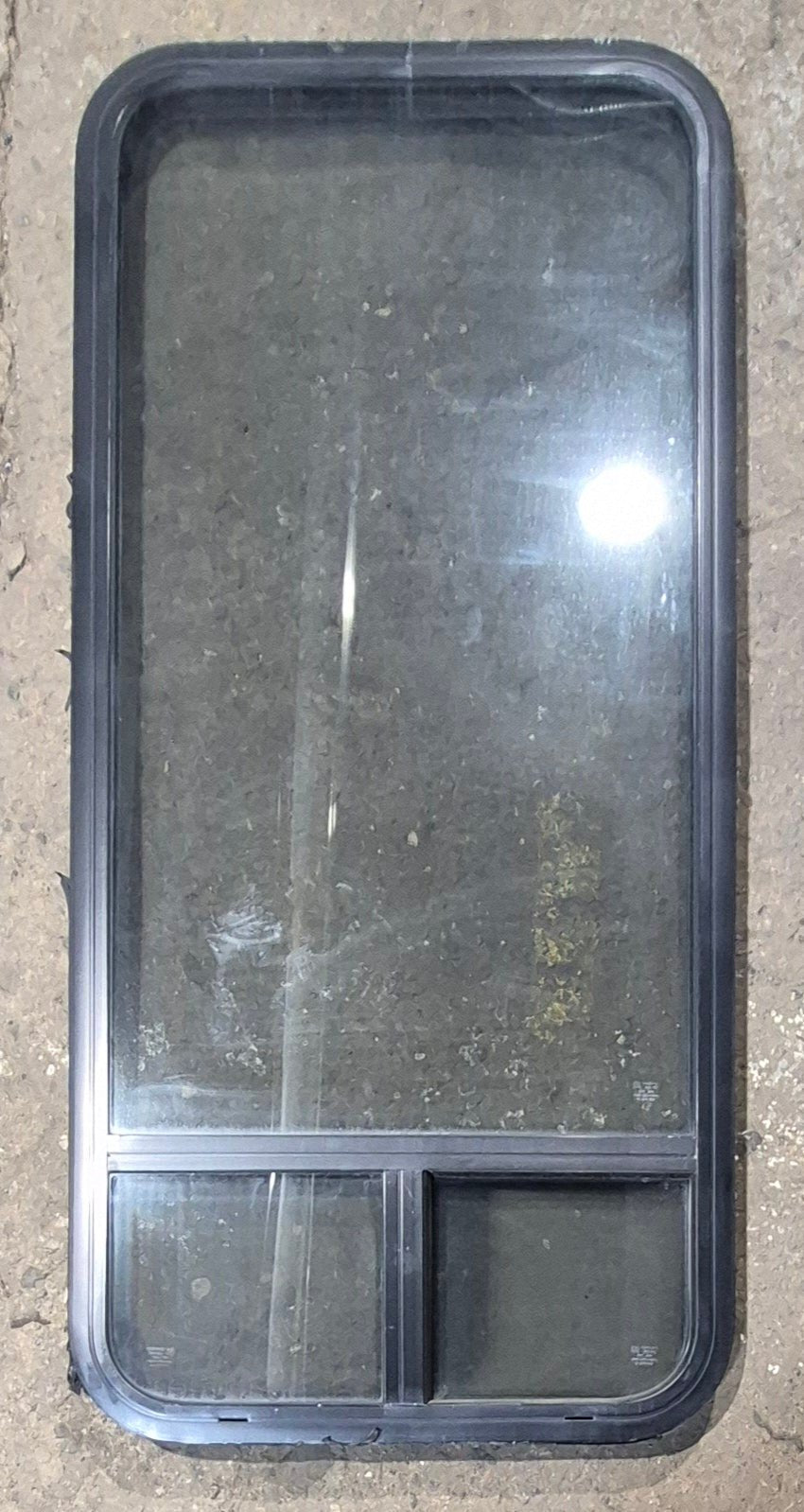 Used Black Radius Opening Window : 21 1/4