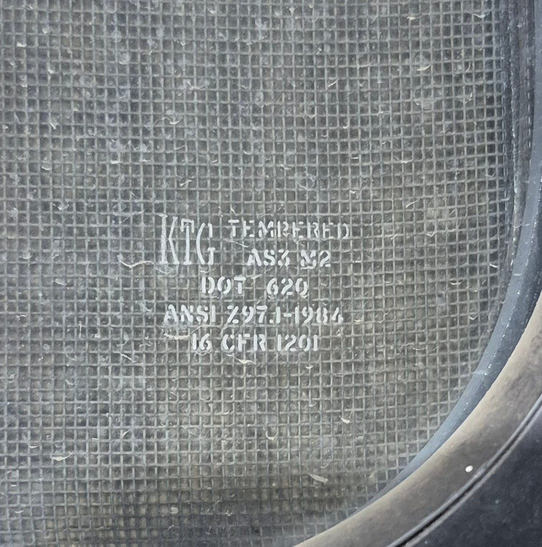 Used Black Radius Opening Window : 21 1/4