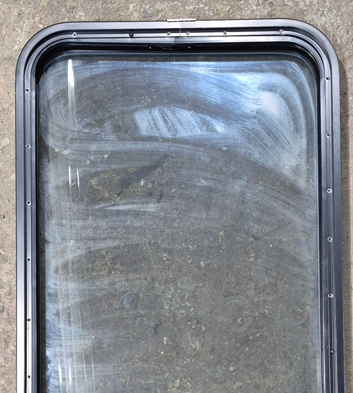 Used Black Radius Opening Window : 21 1/4