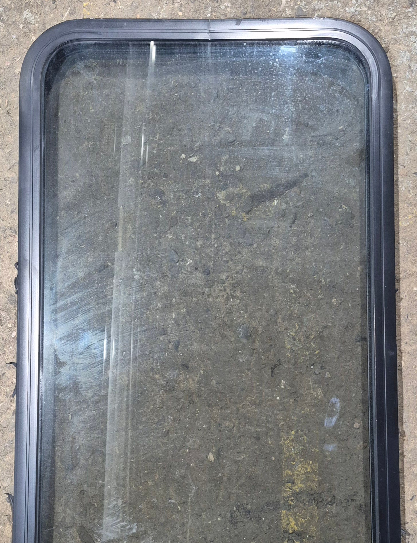 Used Black Radius Opening Window : 21 1/4