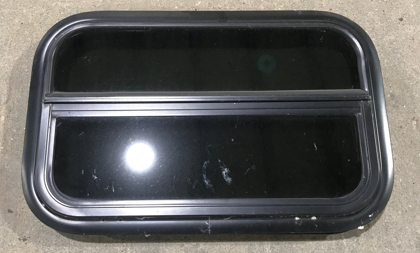 Used Black Radius Opening Window : 23 1/2