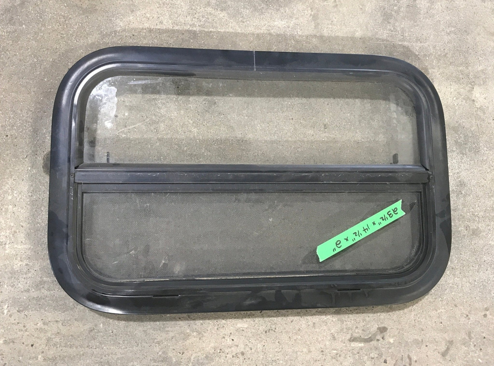 Used Black Radius Opening Window : 23 1/2